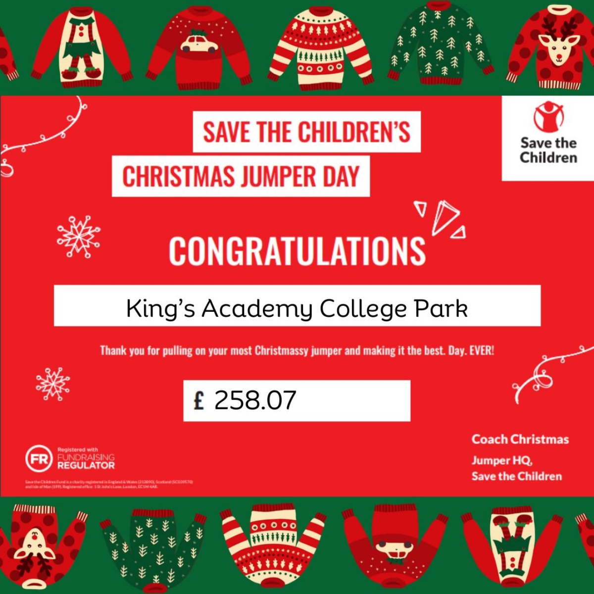King's Academy College Park Thank you!